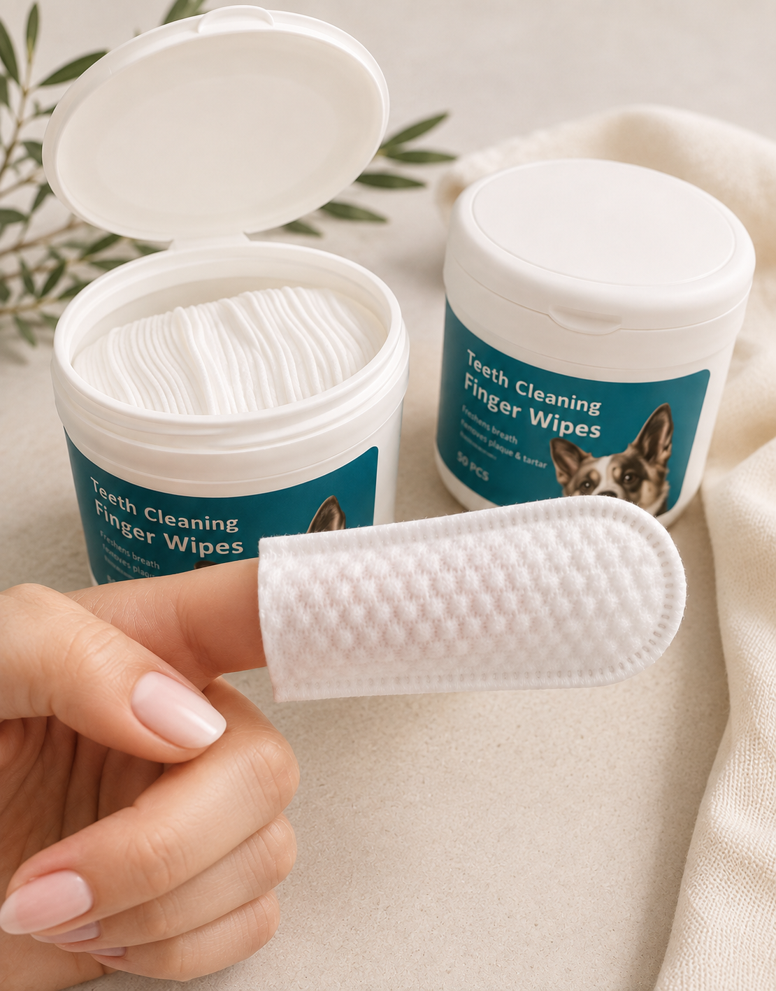 Doigtier de Nettoyage Dentaire pour Chien et Chat